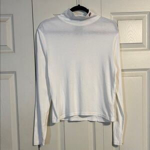 POLO JEANS CO RALPH LAUREN X-Large White Mock Turtleneck Cotton Flag Basic Layer